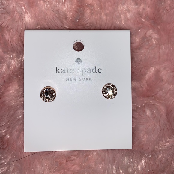 kate spade Jewelry - Kate spade your’re a gem rose gold stud nwt
